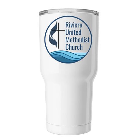 RUMC Tumbler, a White Insulated Tumbler