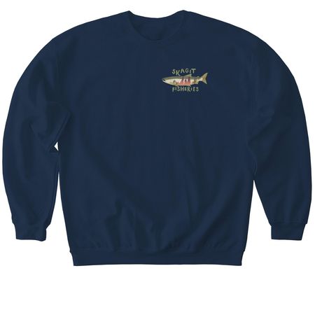 Swag Sale: Celebrate Spawner Season, a Navy Softstyle Crewneck Sweatshirt