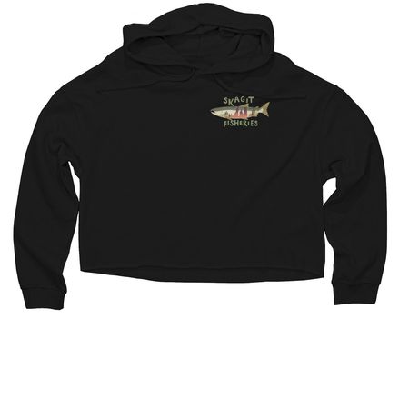 Swag Sale: Celebrate Spawner Season, a Black Women?s Lightweight Cropped Hoodie