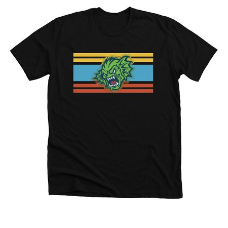 Classy Stripes, a Solid Black Blend Premium Unisex Tee