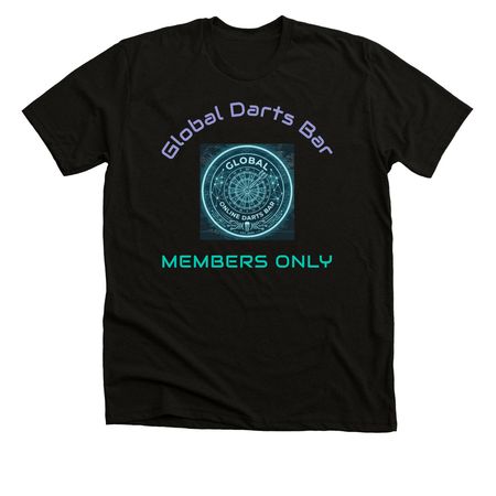 Get your Darts Bar Gear, a Solid Black Blend Premium Unisex Tee