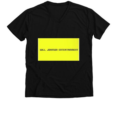will johnson entertainment&nbsp;, a Solid Black Blend Premium V-Neck Tee