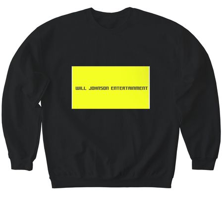 will johnson entertainment&nbsp;, a Black Softstyle Crewneck Sweatshirt