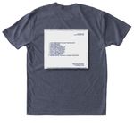 Help Ludwig Find His Way Home, a Vintage Navy Triblend Unisex Tee (back-view)