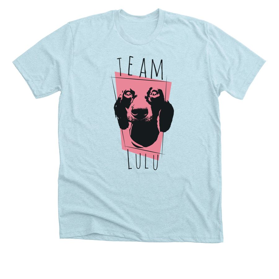 Team LuLu, a Heather Ice Blue Premium Unisex Tee