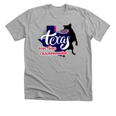 2026 Texas Disc Dog Championship, a Athletic Heather Premium Unisex Tee