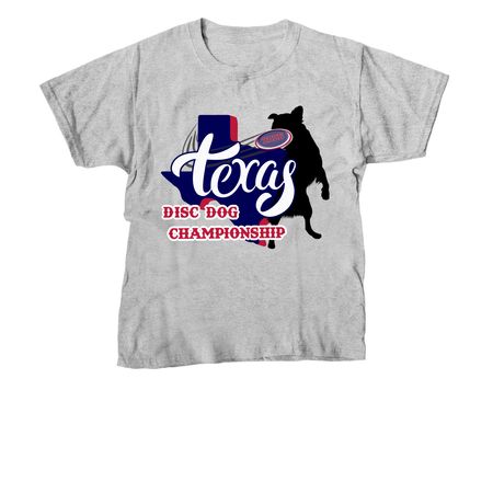 2026 Texas Disc Dog Championship, a Sport Grey Youth Unisex Tee