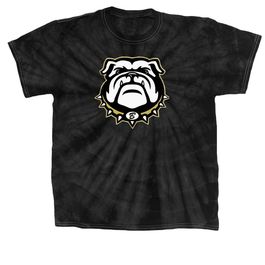 Brookfield Bulldogs Tiedye Tee, a Black Classic Tie Dye Tee