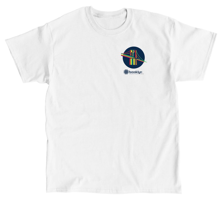 Pride Across Brooklyn, a White Classic Unisex Tee