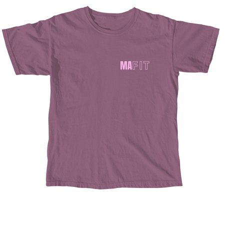 MAF - Galentines&nbsp;, a Berry Comfort Colors Unisex Tee (back-view)