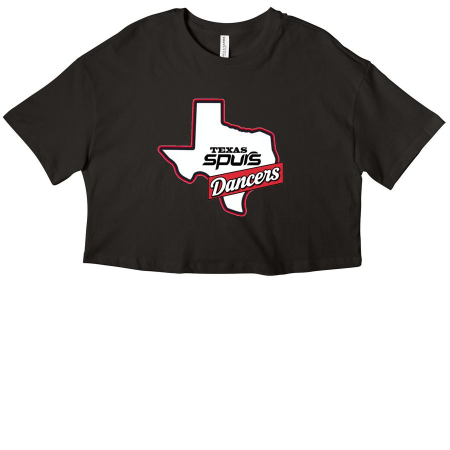 TSD Cropped Tee, a Black Women?s Cropped Cotton Tee