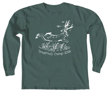 TradMaD Camp 2026, a Blue Spruce Comfort Colors Long Sleeve Tee