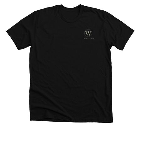 Ask Me About The Well, a Solid Black Blend Premium Unisex Tee