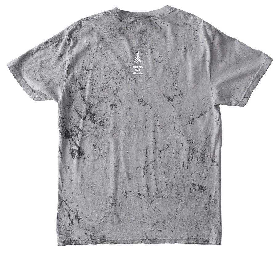 Do The Deed T-shirt, a Smoke Comfort Colors Colorblast Tee (back-view)