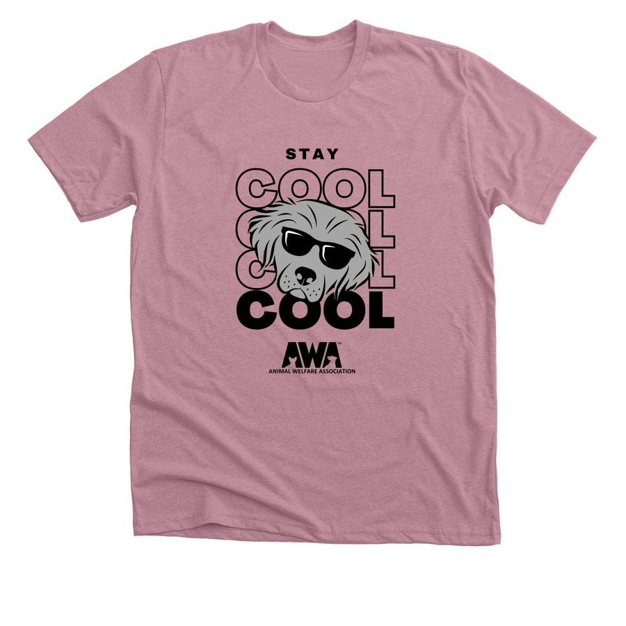 Stay Cool, a Heather Orchid Premium Unisex Tee