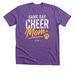 Game Day Cheer Mom, a Heather Team Purple Premium Unisex Tee