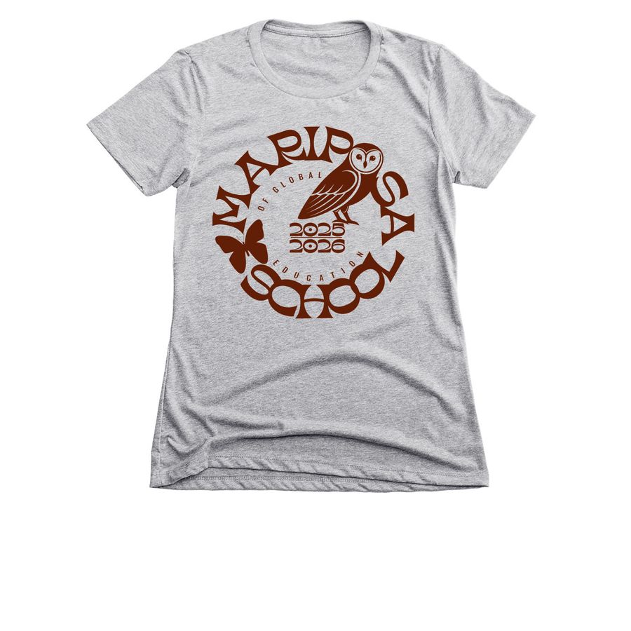 Be Present 2025-2026 -Women's Slim Fit, a Dark Heather Grey Women's Slim Fit Tee