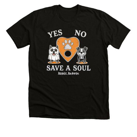 "Save A Soul"&nbsp;?? Rugaz Rescue Fundraiser, a Black Heather Premium Unisex Tee