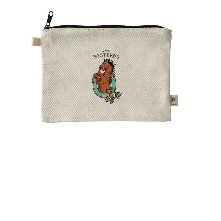 Besterns Stuff Sack, a Natural 9"x7" Hemp Blend Pouch