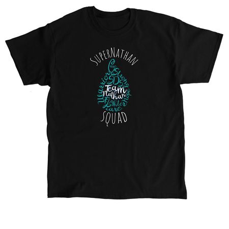 Supernathan Squad&nbsp;, a Black Classic Unisex Tee