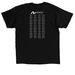 Masquerade, a Black Classic Unisex Tee (back-view)