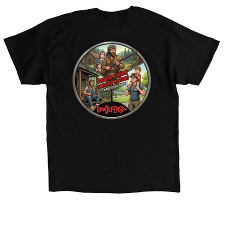 Dad the original security system, a Black Classic Unisex Tee