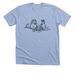 Step into Fall - artwork by Mike Cheatham, a Heather Baby Blue Premium Unisex Tee