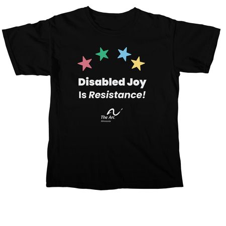 Disability Pride 26 Shirts 2, a Black Comfort Colors Unisex Tee