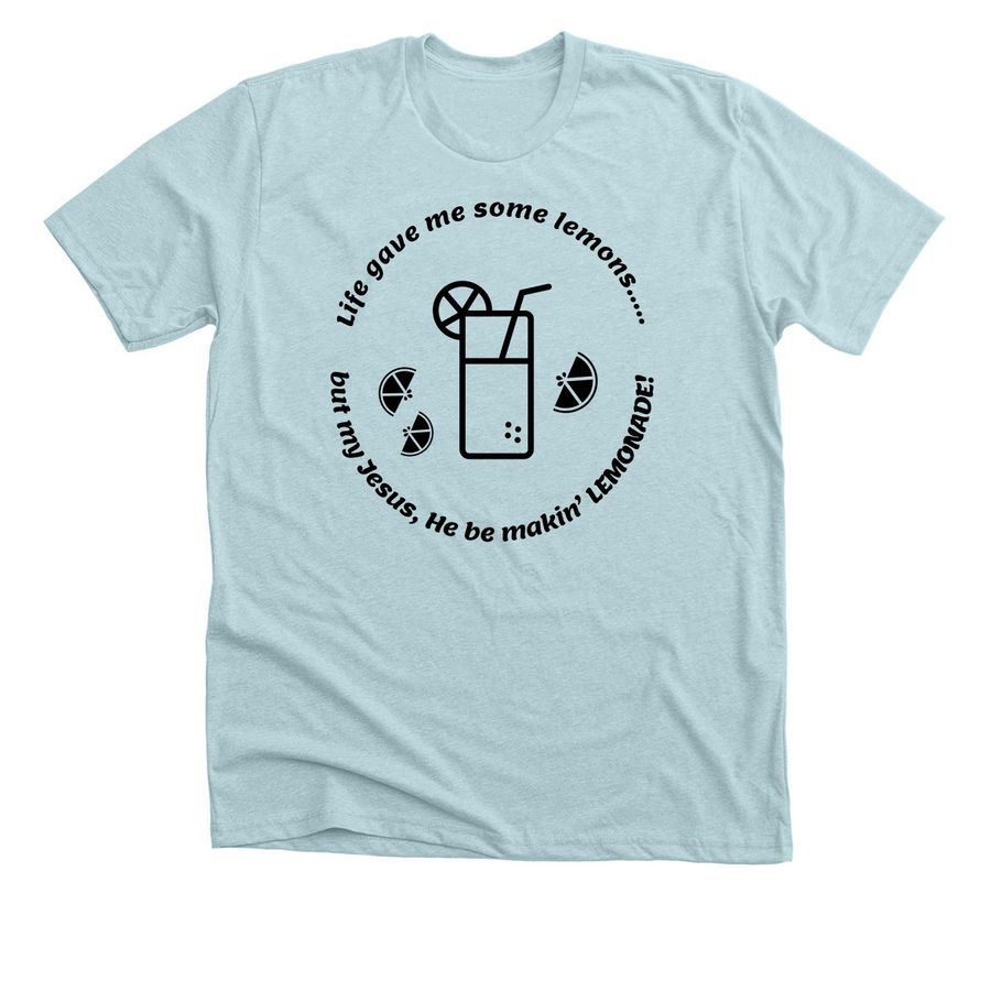 Lemonade!&nbsp;, a Heather Ice Blue Premium Unisex Tee