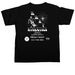 Flyer tee, a Black Comfort Colors Unisex Tee (back-view)