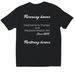Time to grow!, a Black Softstyle Cotton Tee (back-view)