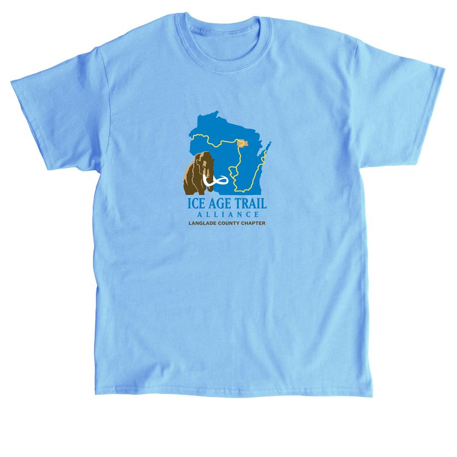 Langlade Chapter Ice Age Trail, a Carolina Blue Classic Unisex Tee