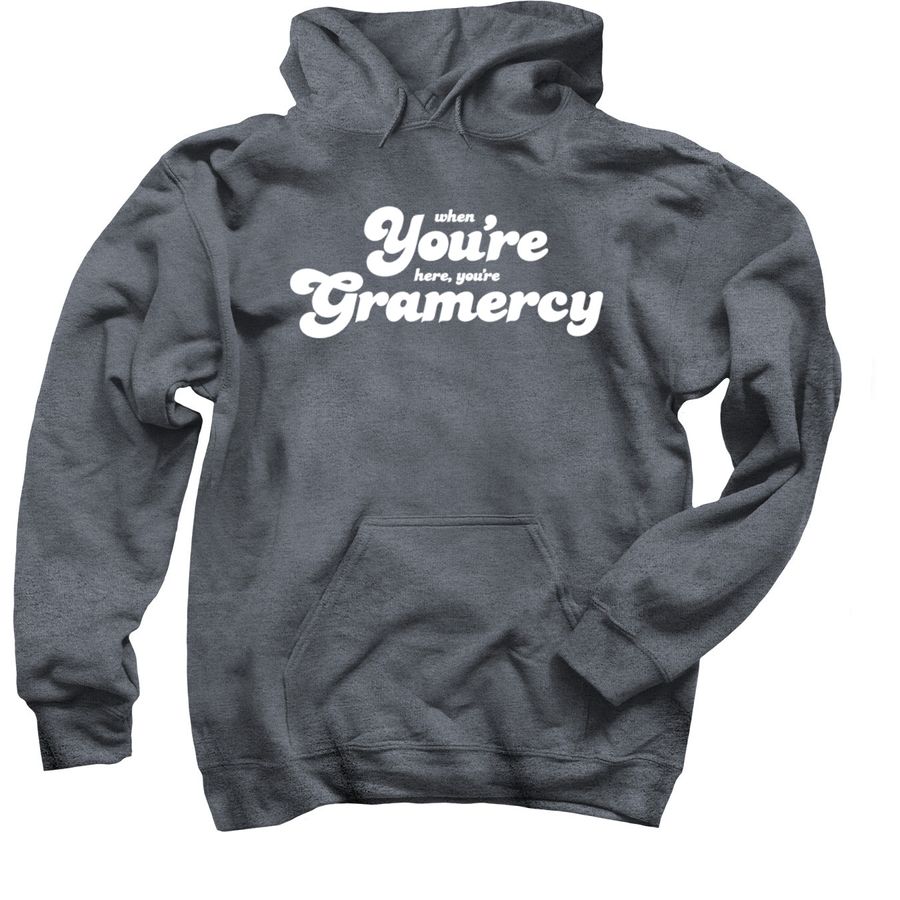 Welcome to the Family, a Dark Heather Pullover Hoodie