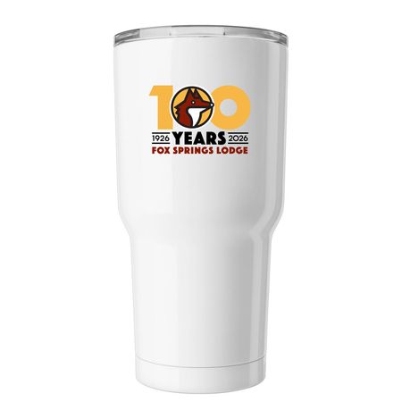 Drinkware, a White Insulated Tumbler