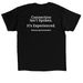 Connection Beyond Words, a Black Classic Unisex Tee (back-view)