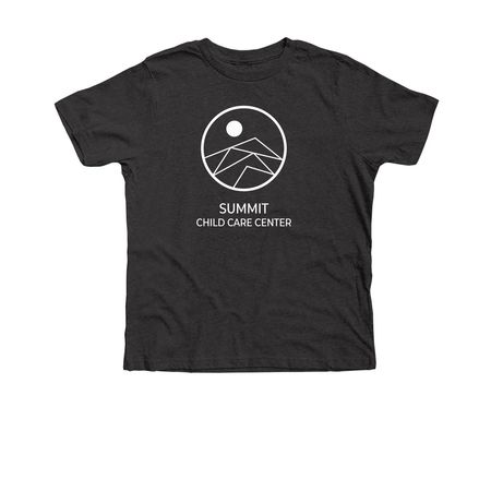 Summit Child Care Center Shirt, a Dark Grey Heather Premium Youth Tee
