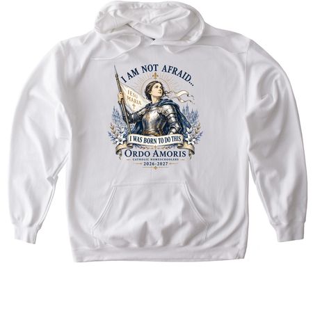 Ordo Amoris Tshirts, a White Gildan Softstyle Pullover Hoodie