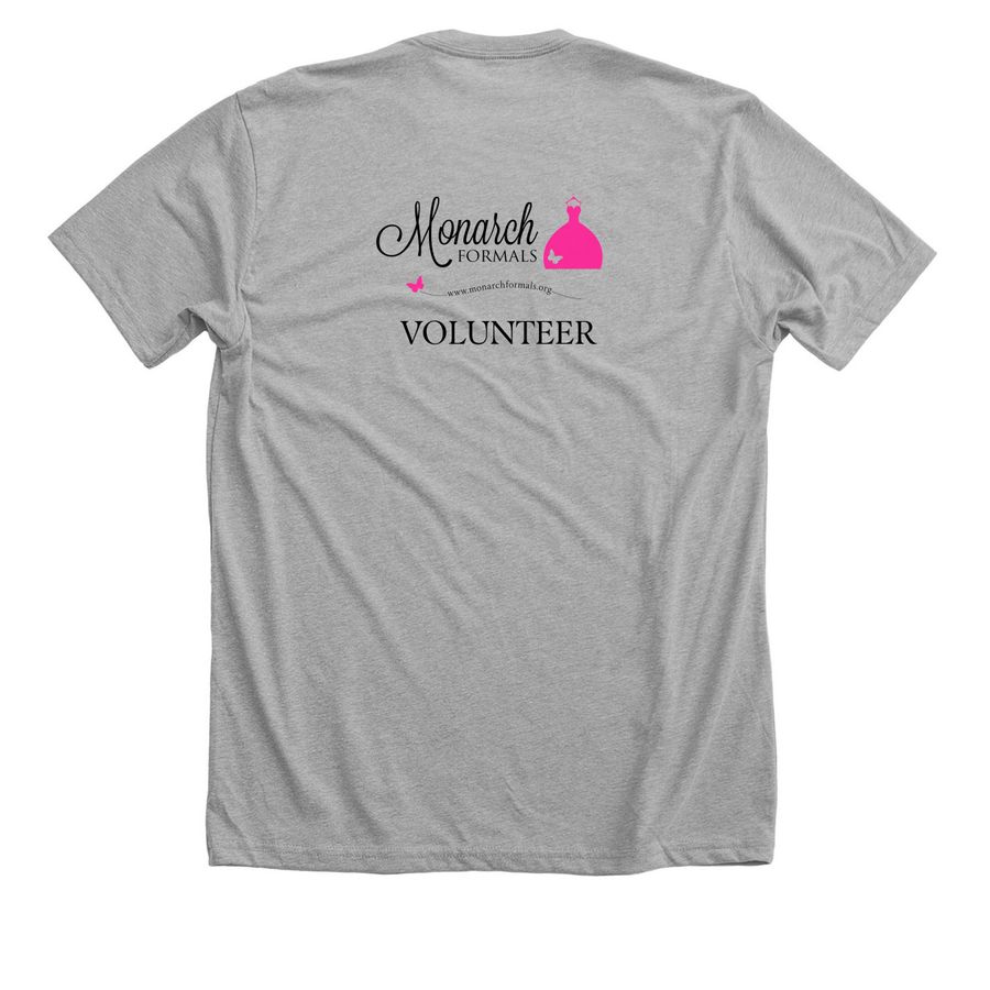 Volunteer Shirts, a Athletic Heather Premium Unisex Tee (back-view)