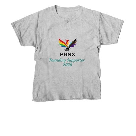 PHNX Clinic Founding Supporter, a Sport Grey Youth Unisex Tee