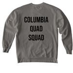 CQS&nbsp;, a Grey Comfort Colors Crewneck Sweatshirt (back-view)