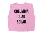 CQS&nbsp;, a Faded Powder Pink Women's Heavyweight Garment Dye Muscle Tee (back-view)