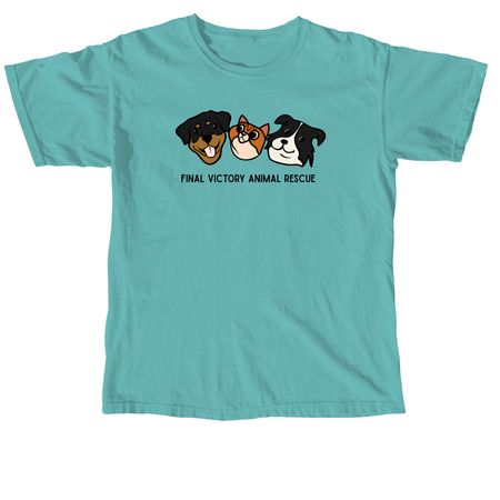 Faces of Final Victory, a Seafoam Comfort Colors Unisex Tee