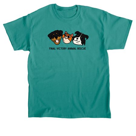 Faces of Final Victory, a Jade Dome Classic Unisex Tee