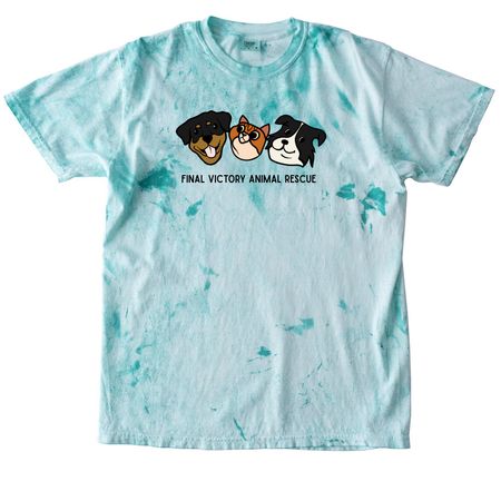 Faces of Final Victory, a Sea Glass Comfort Colors Colorblast Tee