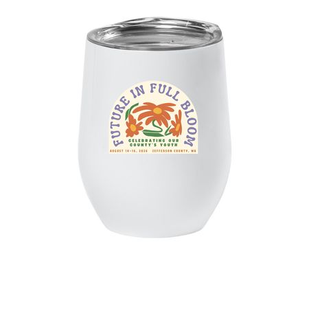 2026 Jefferson County Fair, a White Insulated Wine Cup