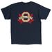 Neuro PCU, a Navy Classic Unisex Tee (back-view)