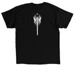 IRON WYRM, a Black Classic Unisex Tee (back-view)
