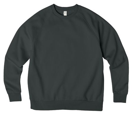 Stacked Logo, a Terrain Grey Allmade Organic CVC Crewneck Sweatshirt
