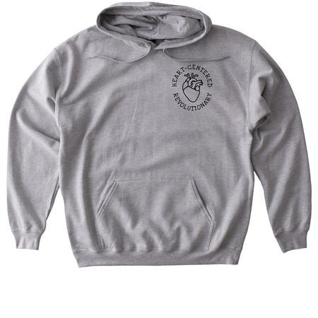 Heart-Centered Revolutionary, a Sport Grey Gildan Softstyle Pullover Hoodie