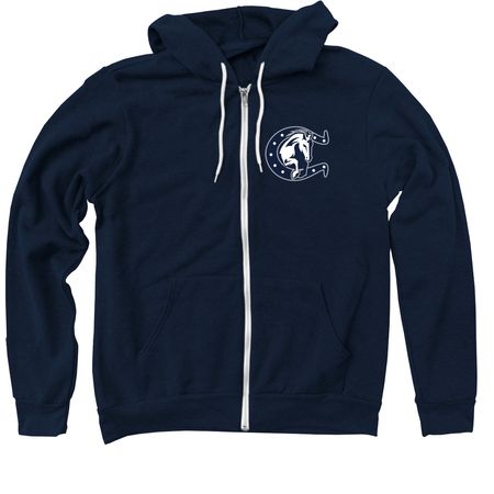 Irvine Colts, a Navy Zip Up Hoodie